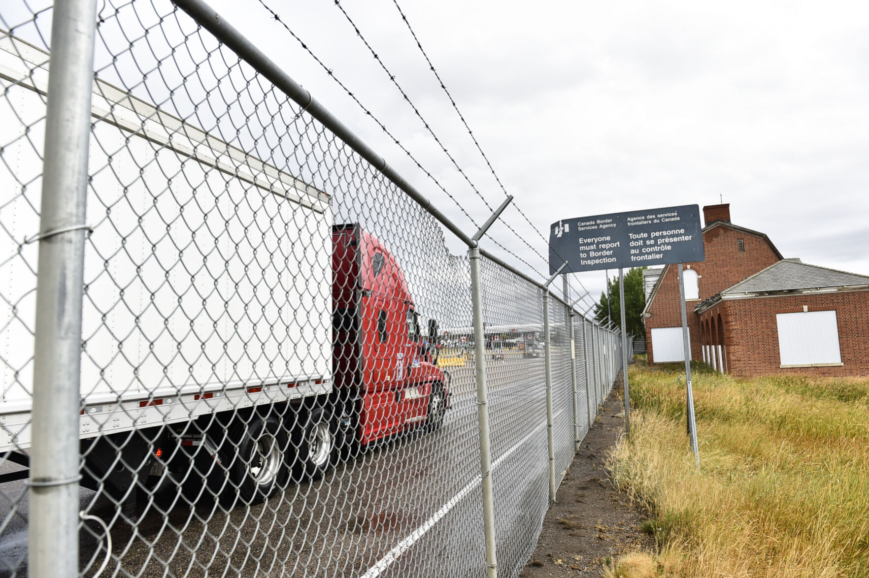 A commercial semitrailer